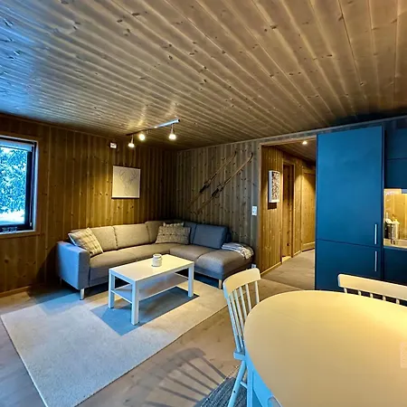 Modern Ski-in Out At Appartement Sjusjoen