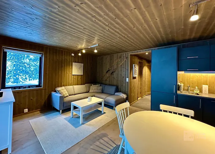 Modern Ski-in Out At Apartment Sjusjoen